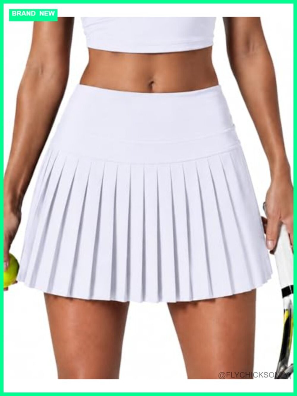 Pleated Tennis Skirt with Pockets Shorts High Waisted Athletic Skort for